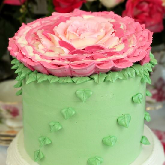Giant Rose Cake
