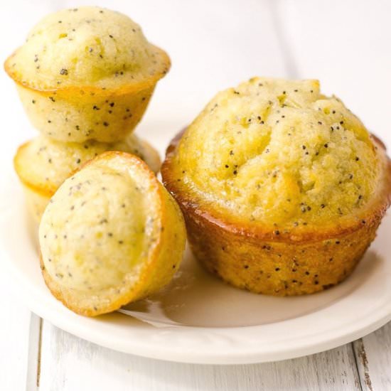 Citrus Glazed Poppy Seed Muffins