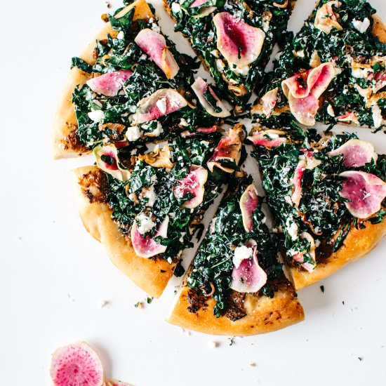 Kale Salad Pizza