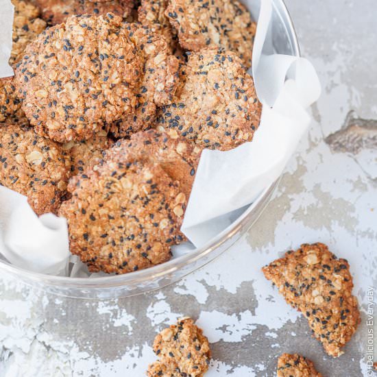 Sweet & Salty Tahini Cookies