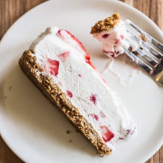 Strawberry Ice Cream Cake