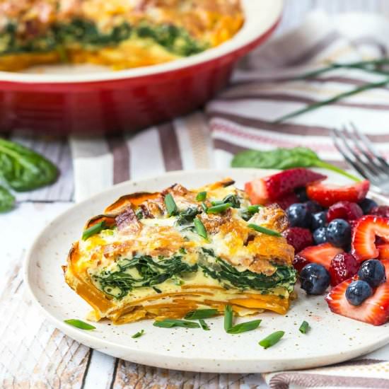 Bacon Cheddar Quiche