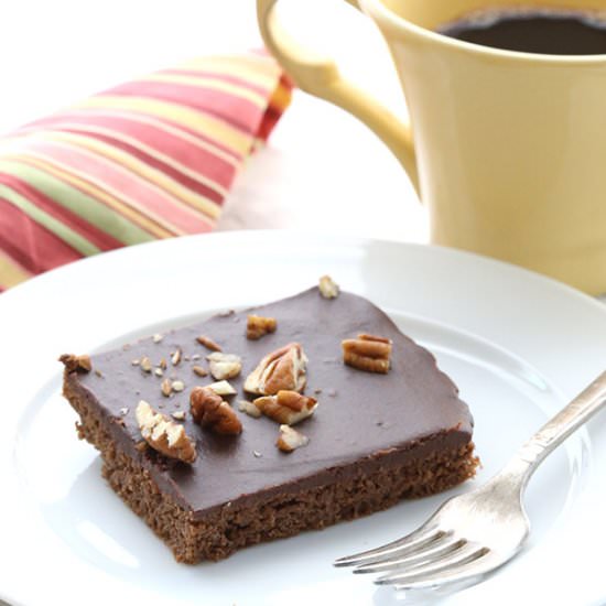 Healthy Texas Sheet Cake