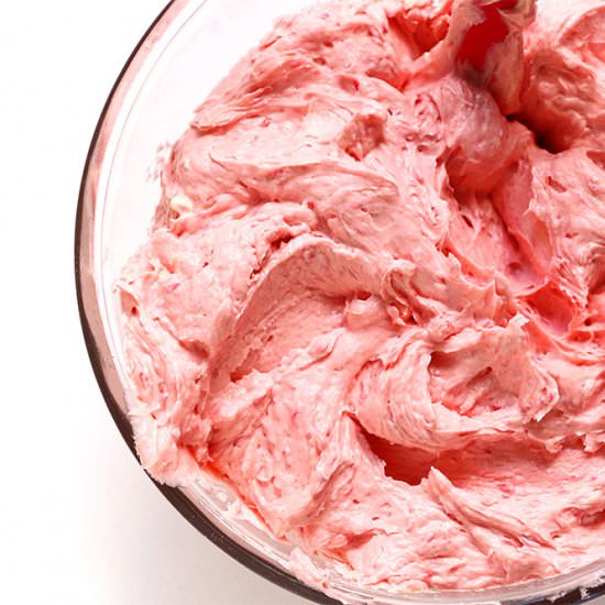 Easy Raspberry Buttercream