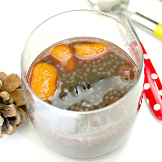 Black bean sweet soup