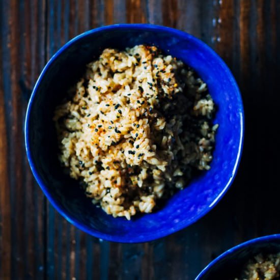 Healthier Vegan Fried Rice