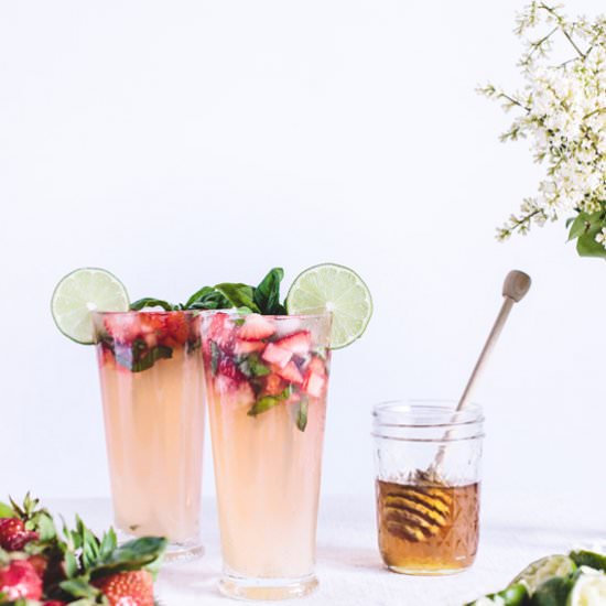 Honey-Sweetened Limeade