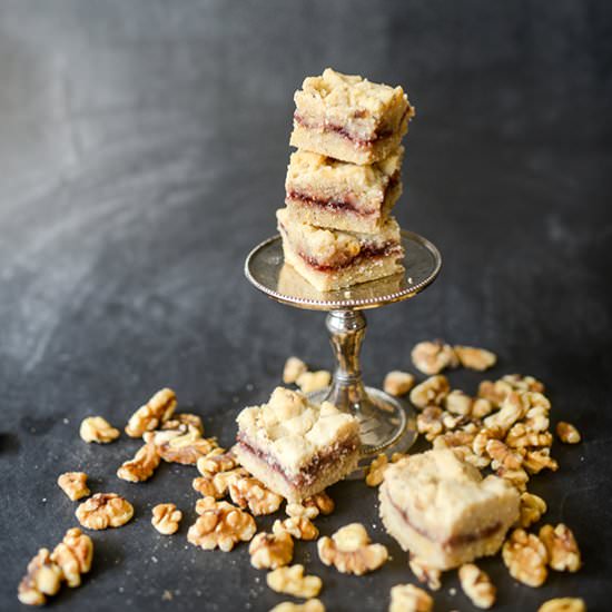 Raspberry Crumble Bar Cookies