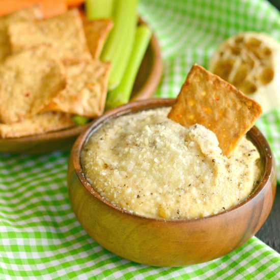 Garlic Parmesan Hummus