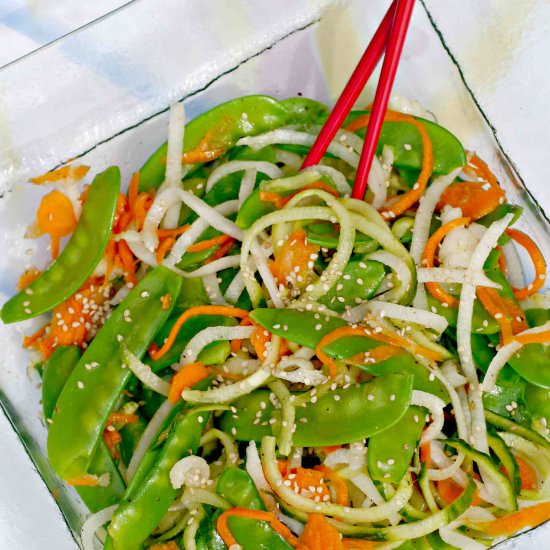 Snow Pea Salad with Vanilla