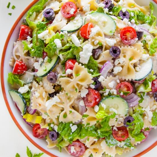 20-Minute Greek Pasta Salad