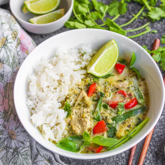 Low FODMAP Thai Green Curry