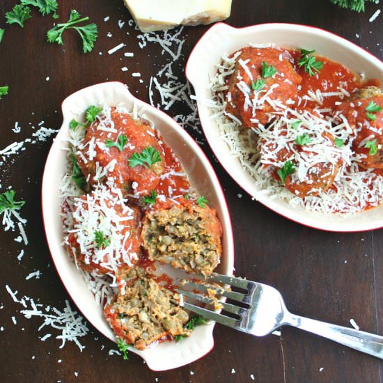 Vegetarian Italian Meatballs