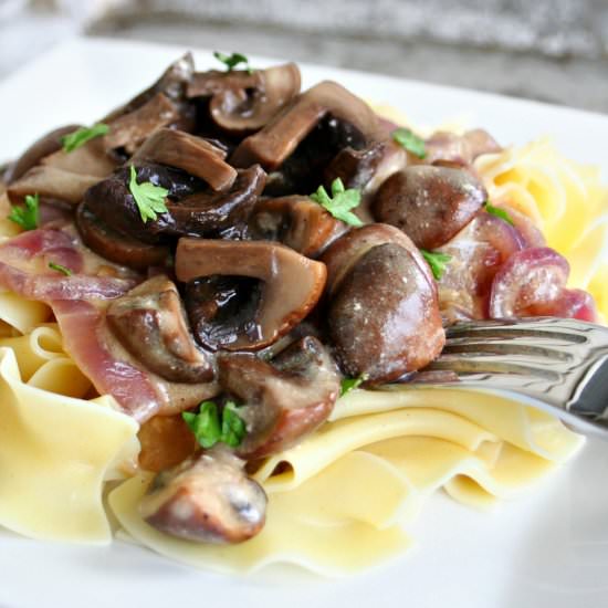 Mushroom Stroganoff