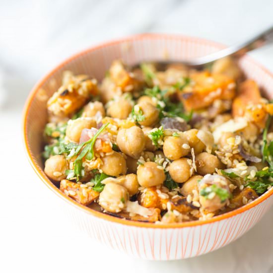 Chickpea and Sweet Potato Salad