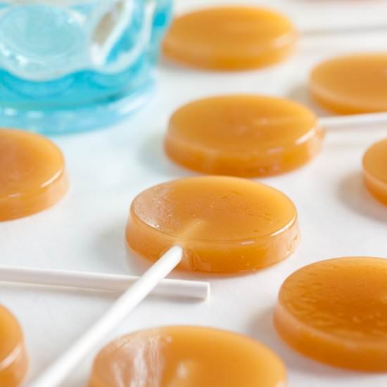 Butterscotch Lollipops