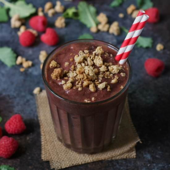 Raspberry Kale Smoothie