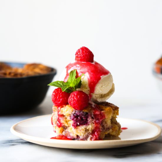 Mixed Berry Blondie Sundae