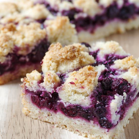 Blueberry Crumble Bars