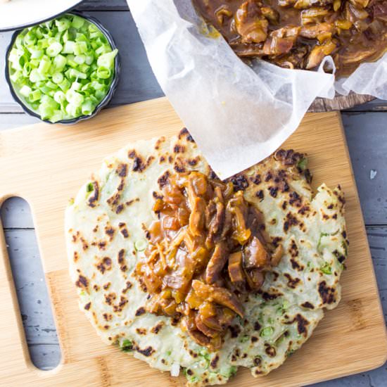 Scallion Pancake Sandwich