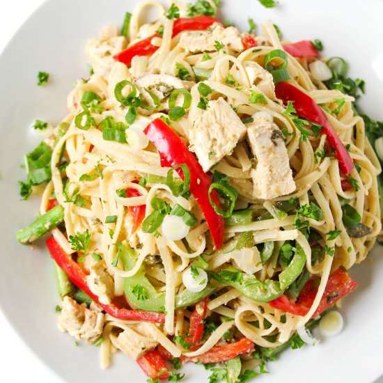 Tequila Lime Pasta with Chicken