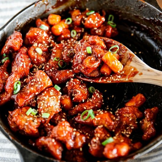 Korean Style Popcorn Chicken