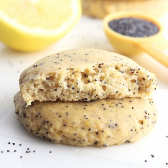 Lemon Poppy Seed Protein Cookies
