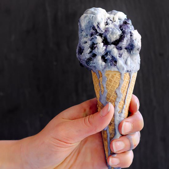Berry Lavender Coconut Ice Cream