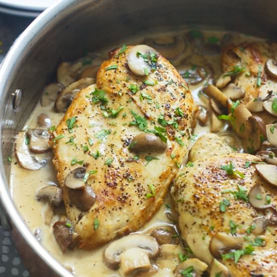 Creamy Chicken Marsala