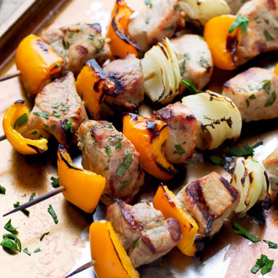 Tender Pork Kabobs