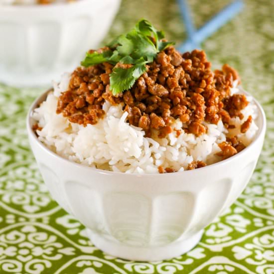 GF Korean Turkey and Rice Bowl
