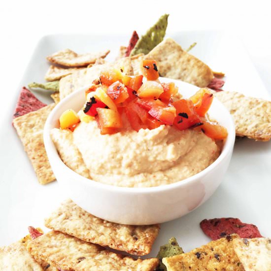 Roasted Red Pepper Hummus