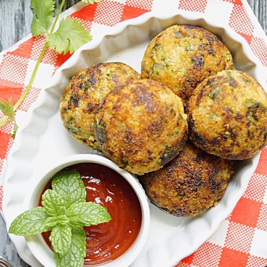 Soy and Spinach Croquettes