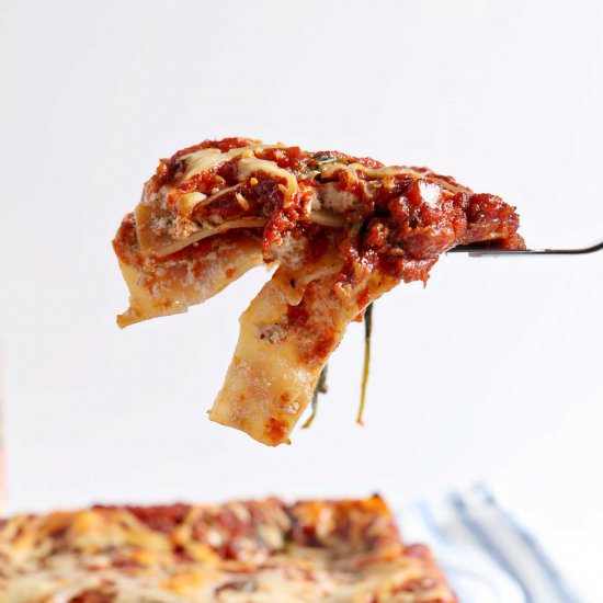 Vegetarian Spinach Lasagna