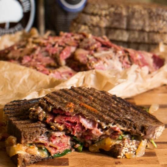 Bleu Cheese & Pastrami Panini