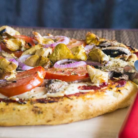 Vegan Pizza w/ Cashew Cheese