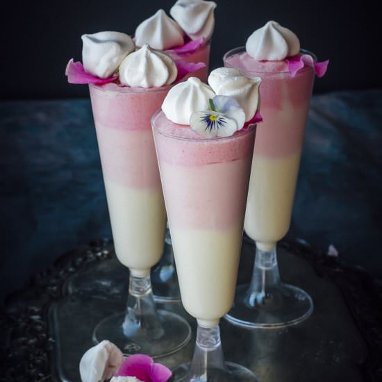 White Chocolate Rose Mousse
