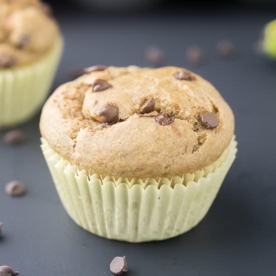 Banana Peanut Butter Muffins