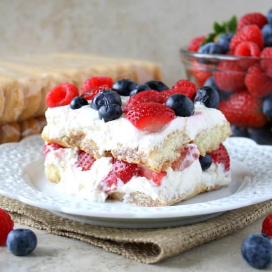 Mixed Berry Tiramisu