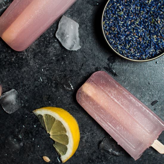 Lavender Lemonade Popsicles