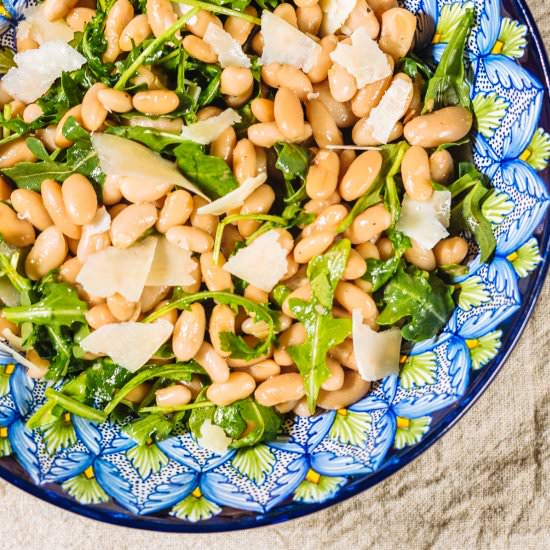 White Bean Salad with Arugula