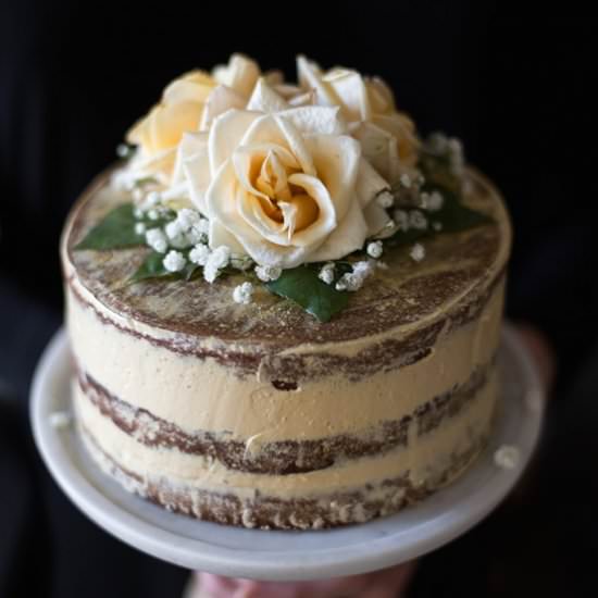 Honey & Orange Blossom Naked Cake