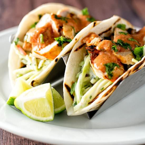 Grilled Chipotle Chicken Tacos