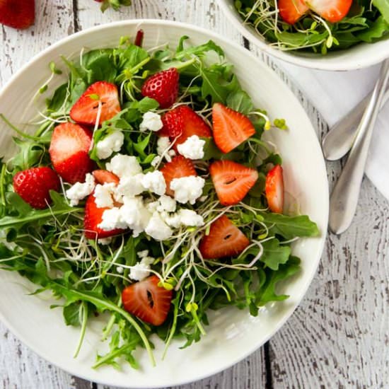 Strawberry, Arugula, and Feta Salad