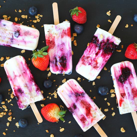 Healthy Breakfast Popsicles