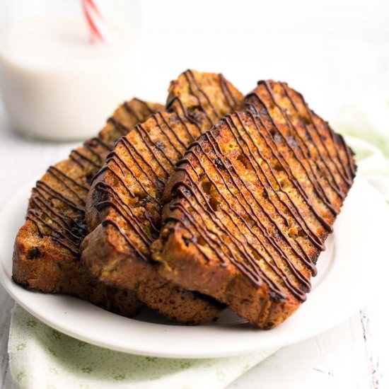 Grilled Chocolate Zucchini Bread