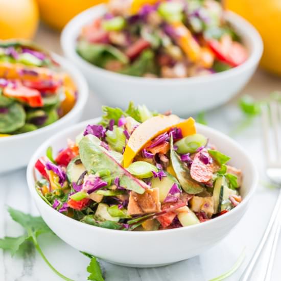 Rainbow Thai Chopped Salad
