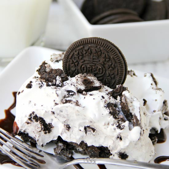 Cookies and Cream Oreo Dessert
