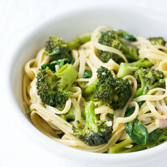 One Pot Broccoli Parmesan Pasta