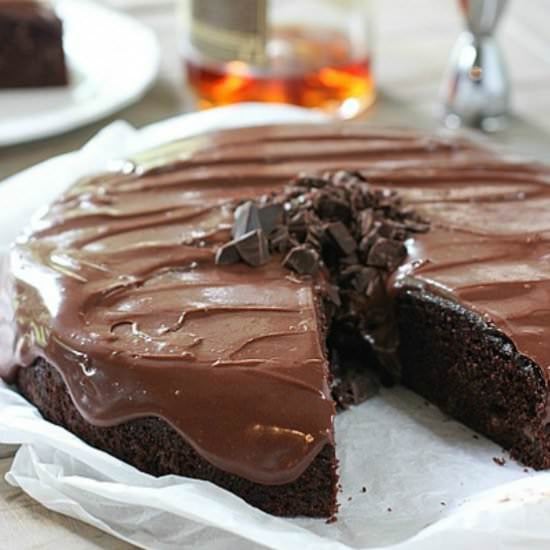 Chocolate Whiskey Cake